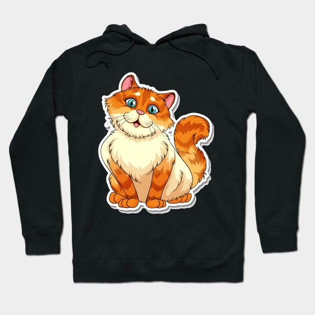 CAT CARTOON CHARACTER Hoodie by madihaagill@gmail.com